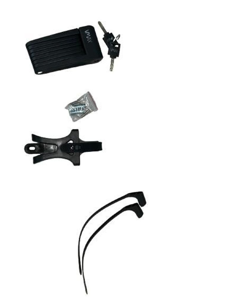 Faltschloss mit Halterung – Robustes Sicherheitsschloss für E-Scooter, Fahrrad & E-Bike – 70 cm