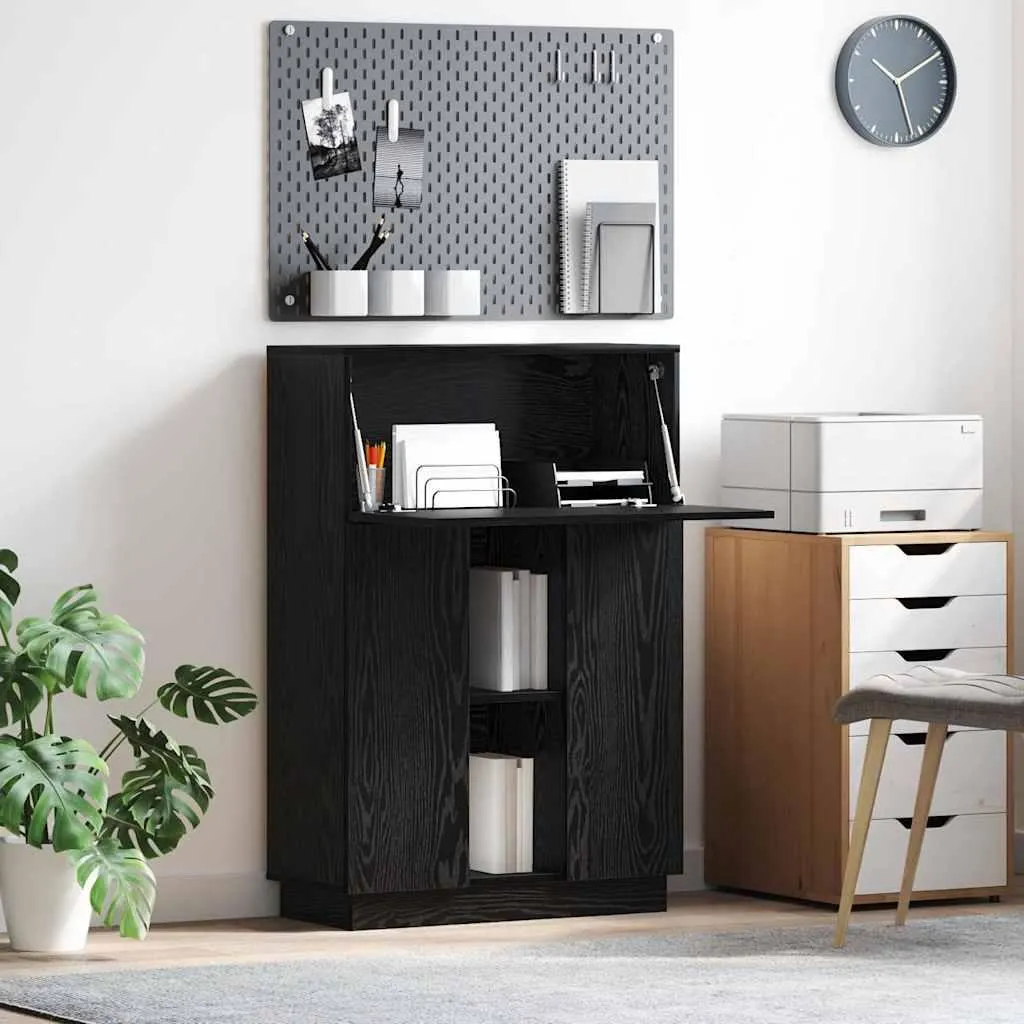 Scrivania Computer Rovere Nero 2025 | Design Scandinavo Compatto