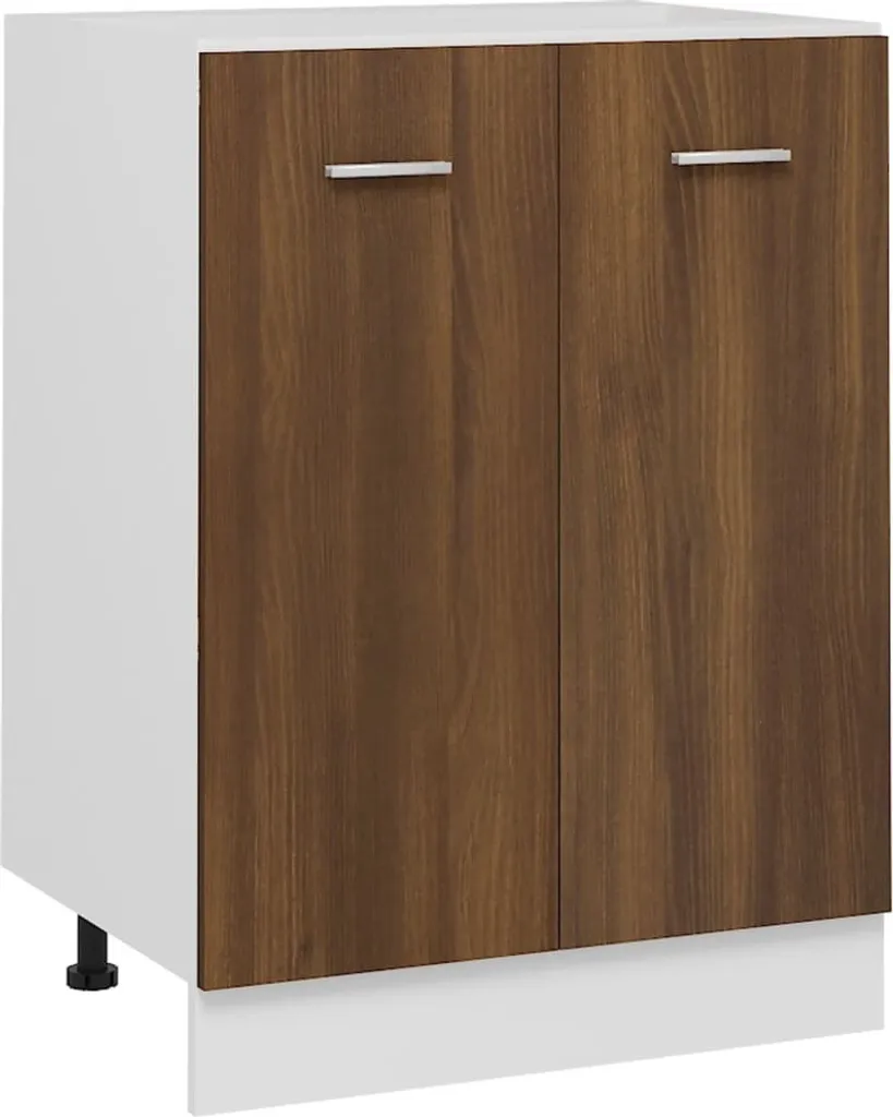 SYFAX™ Mobiletto “Lyon” Rovere Marrone 60x46x81,5 cm
