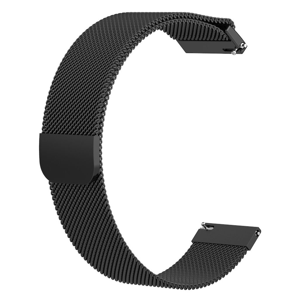 BStrap Milanese Armband für Huawei Watch GT2 42mm, black