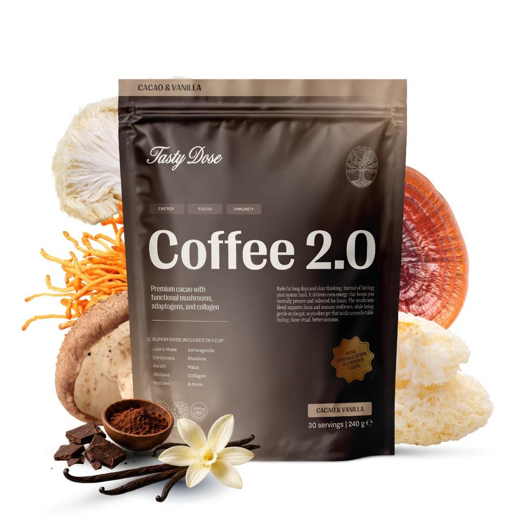 Tasty Dose's Coffee 2.0. Kawa grzybowa - Kakao i wanilia, 7 Zdjęcie produktu 