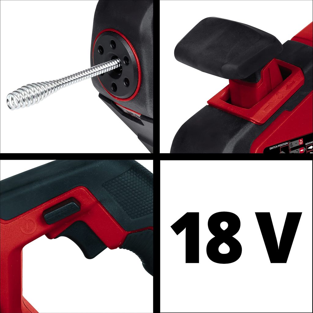 Einhell Power X-Change batériový čistič rúr TE-DA 18/760 Li Obrázok produktu 21