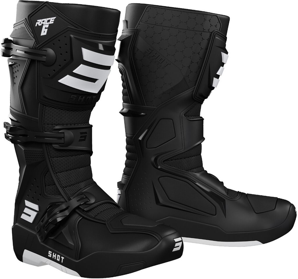 SHOT RACE 6 MX-Stiefel schwarz 46