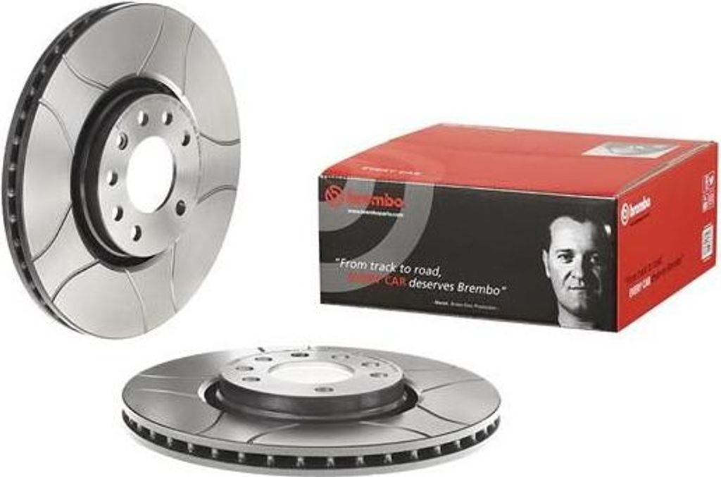 BREMBO 09.9369.75 Bremsscheibe OE 569061 kompatibel mit Zafira, Vectra, Meriva, Corsa E, Corsa D, Astra H, Astra G, Adam
