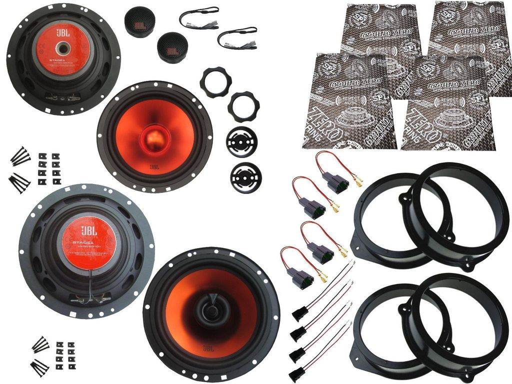 JBL Lautsprecher Set für Audi A4 B7 8E Facelift Baujahr Produktbild 
