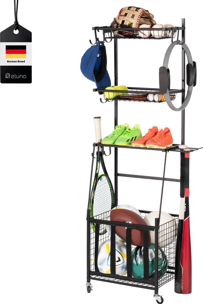 carrello per attrezzature sportive eluno con robusti Immagine del prodotto 