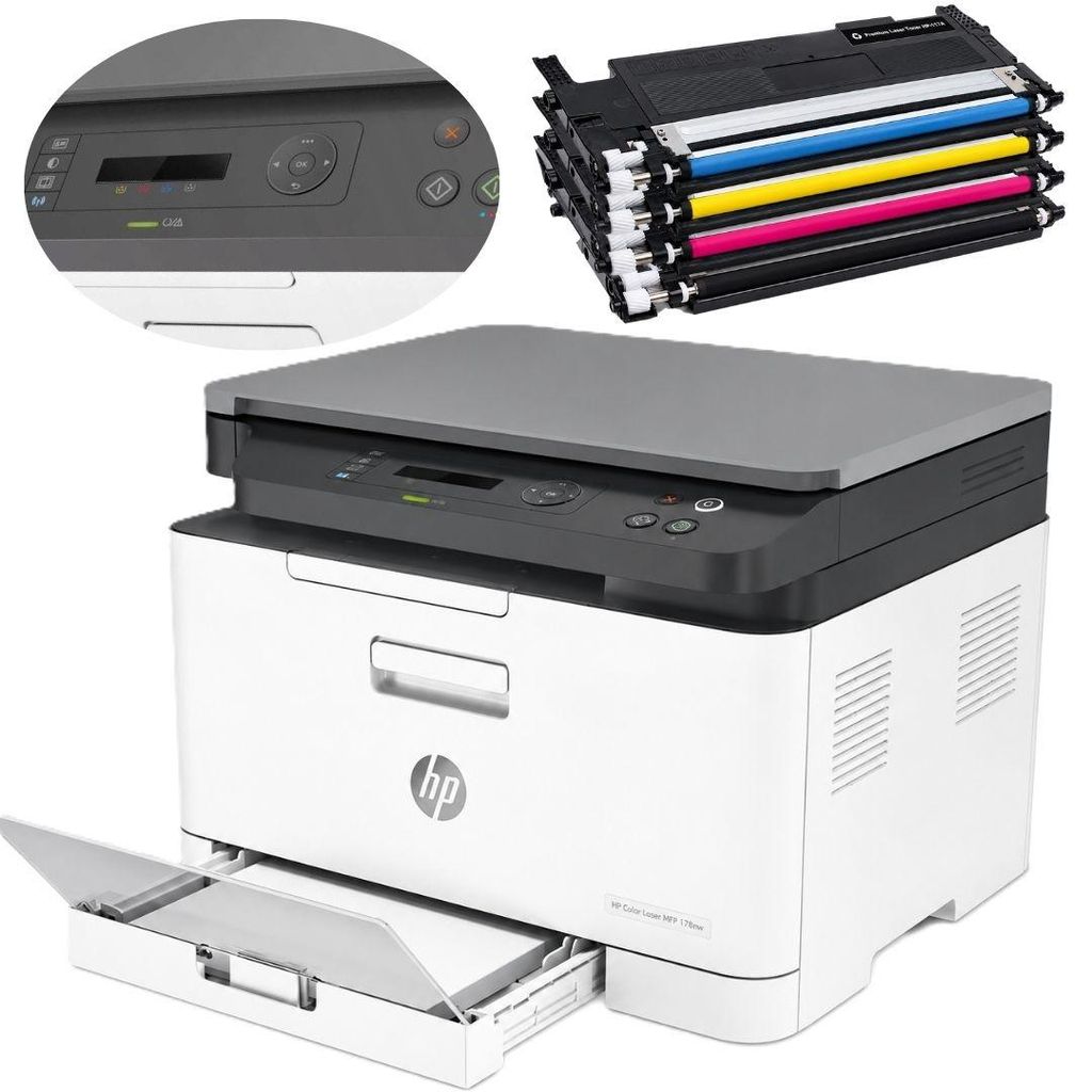 HP Color Laser MFP 178nw, Laser, Farbdruck, 600 x 600 DPI, Produktbild 