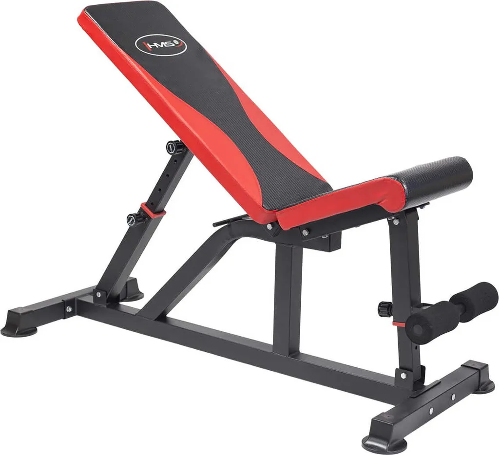Banc de musculation compact HMS L8015 solution gain de place avec poids - 4