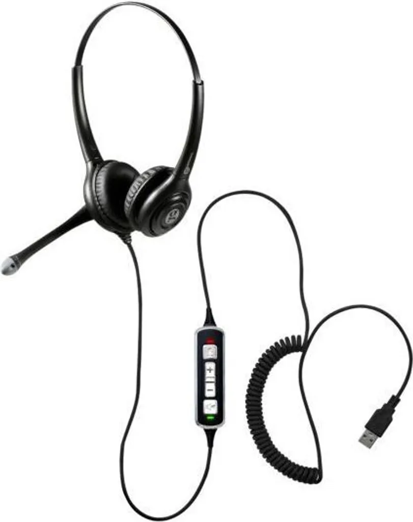 Geemarc CLA3 Casque USB avec son amplifié et micro pour porteur de prothèse