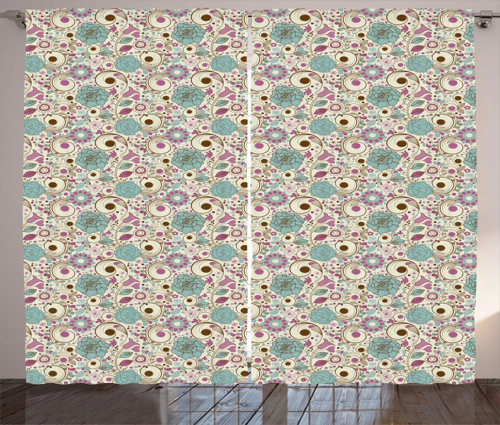 Tenda Rose Astratte ABAKUHAUS | Atmosfera Rustica e Magica 280x245