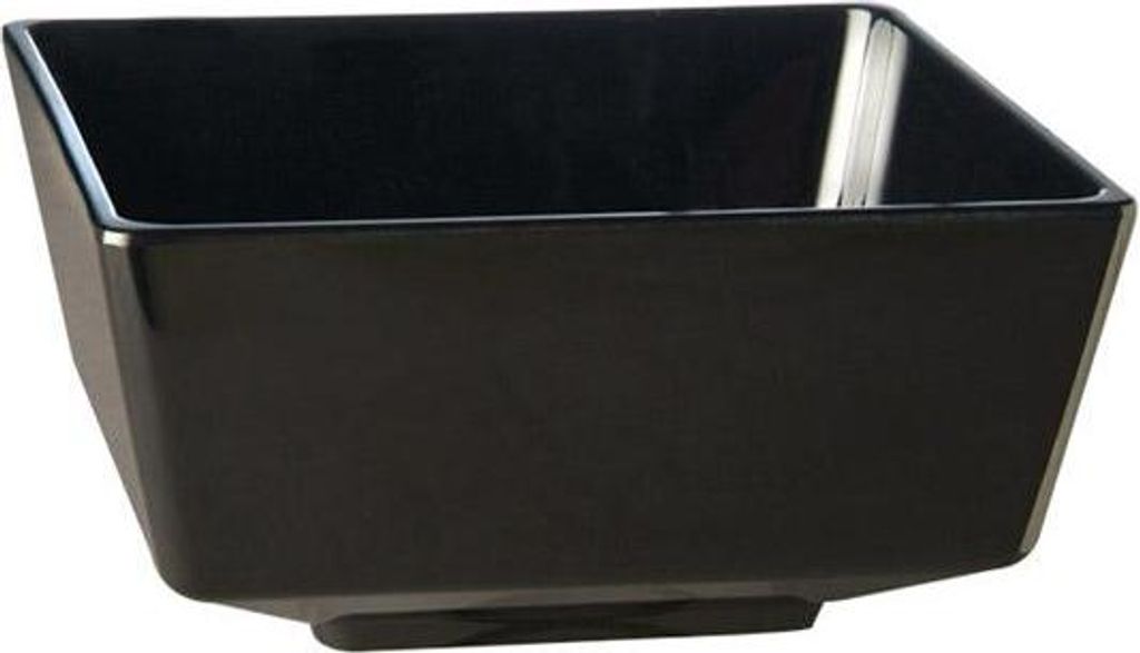 APS 83915 Schale FLOAT, 12,5 x 12,5 cm, Höhe 6 cm, Melamin, schwarz