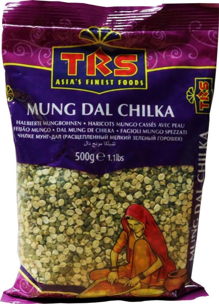 Bohnen TRS Mung Dal Chilka | grüne Mungbohnen | Produktbild 