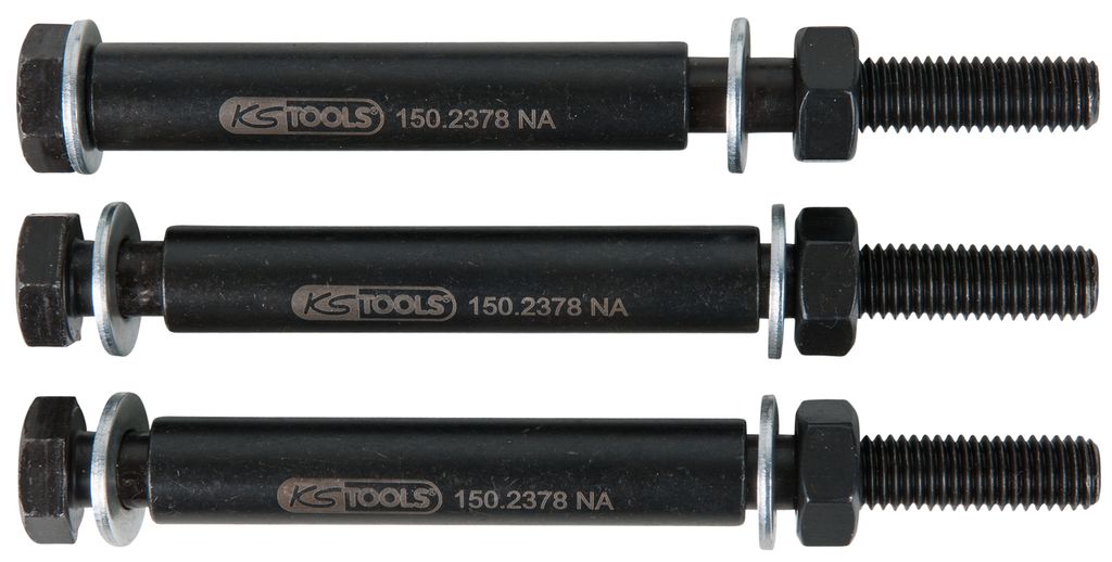 KS Tools Zugstreben für Halbschalen-Satz, 3-tlg, 150.2378