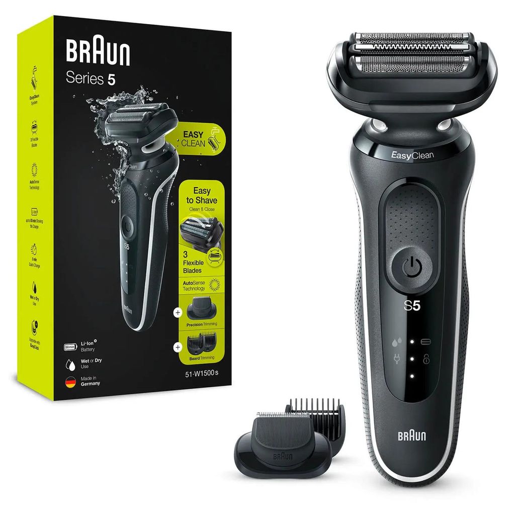 Braun | Golarka | 51-W1500s | Czas pracy (maks.) 50 min | Immagine del prodotto 