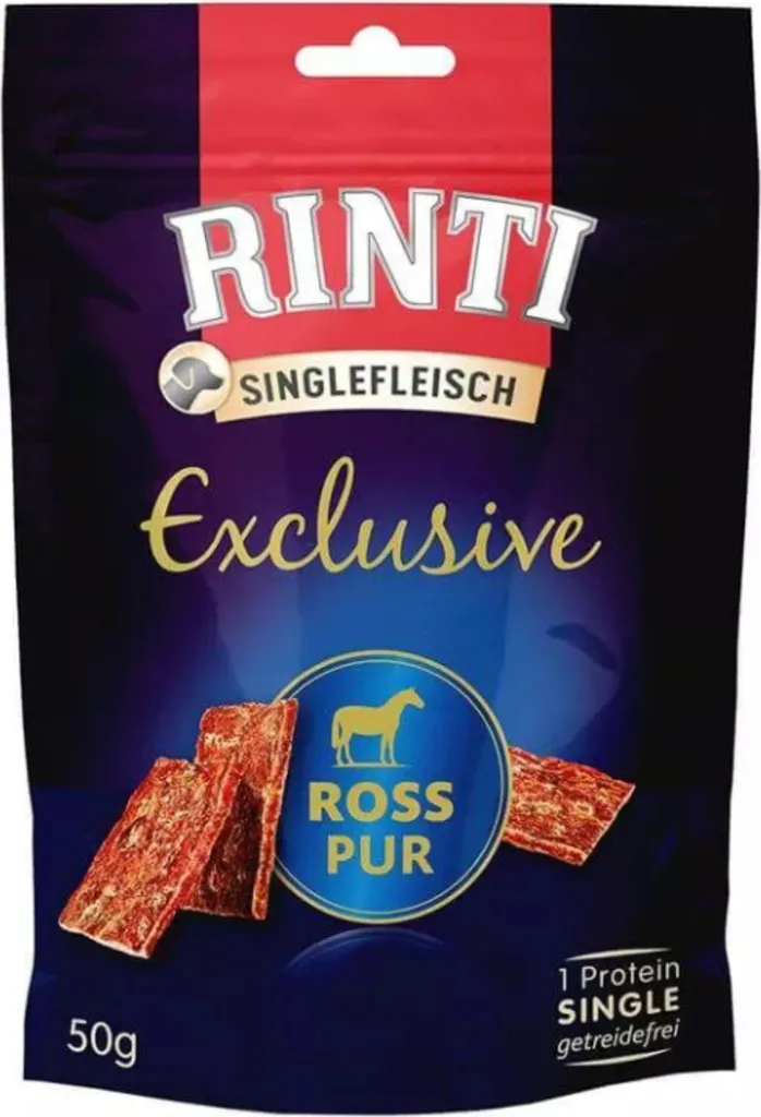 Snacks Rinti Viande Ross Sans Céréales 12x50g Haute Qualité Protéique