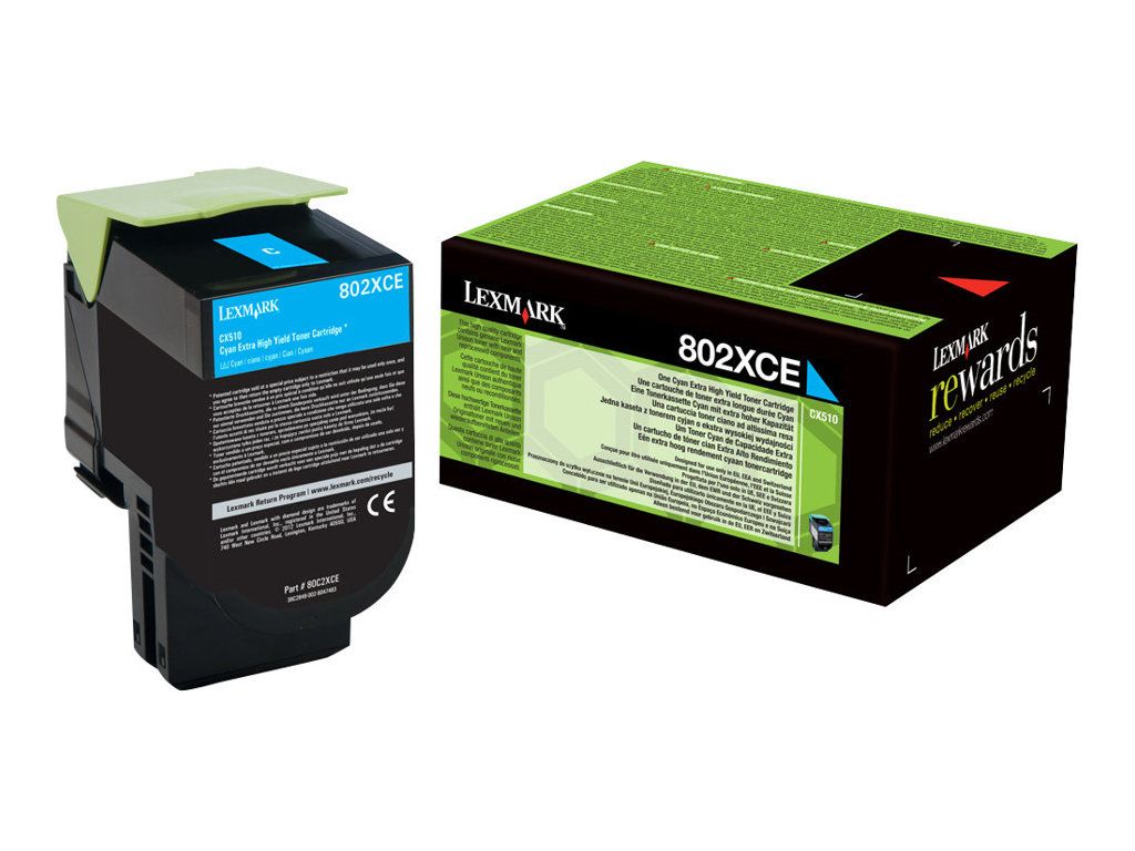 Lexmark 80C2XCE Tonerkartusche 1 Stück(e) Original Cyan