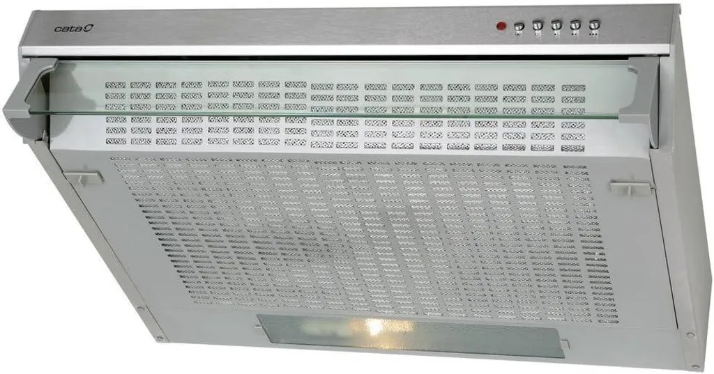 Hotte Aspirante CATA Standard Argenté 180 m³/h avec Recirculation 40W