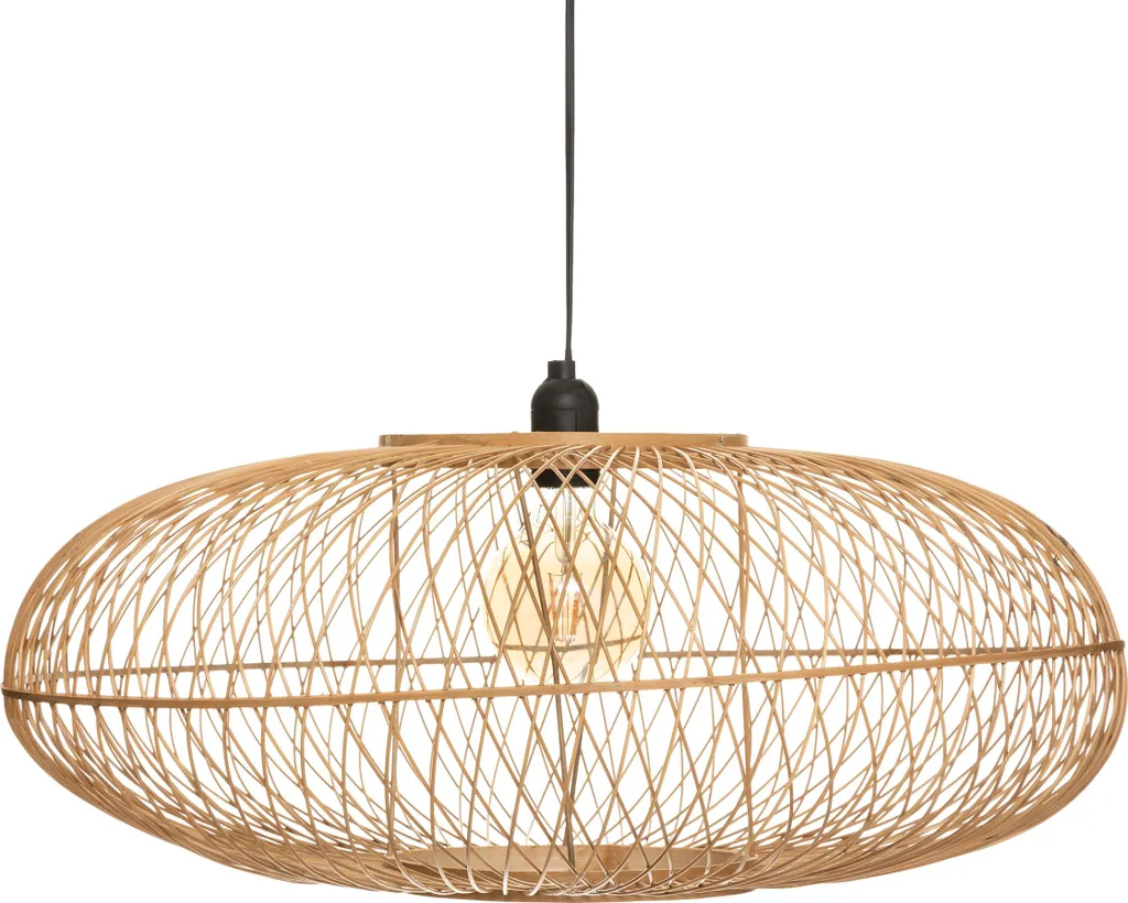 Lampadario Grande Bambù D60 Atmosphera Loren - Facile da Pulire