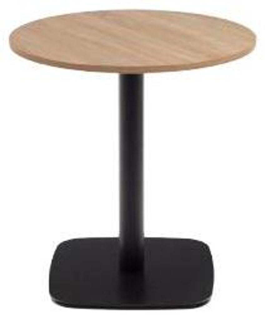Runder Tisch Dina 69,5 x 74 x 69,5 cm Melamin, Metallbein Outdoor Möbelstück