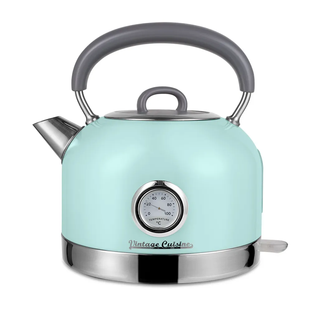 Bouilloire rétro pour thé et infusion précise coloris Mint Pastel
