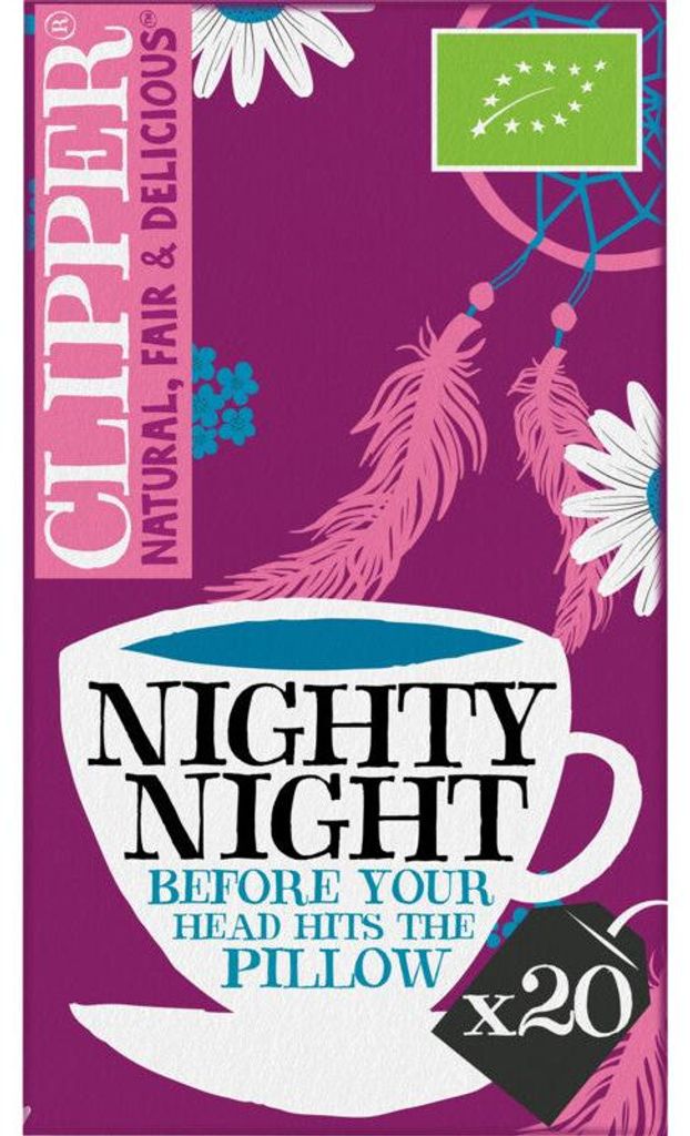 Clipper Nighty Night Tisana Biologica 40g – Miscela di erbe Immagine del prodotto 