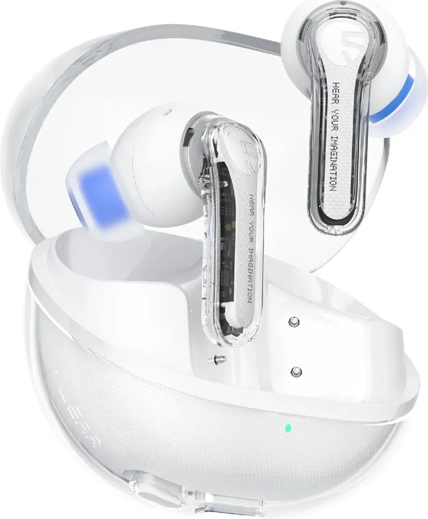 Auricolari TWS Soundpeats Clear (bianco)