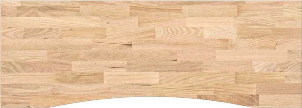 Schreibtischplatte Unbehandelt 140x60x2,5 cm Massivholz Eiche
