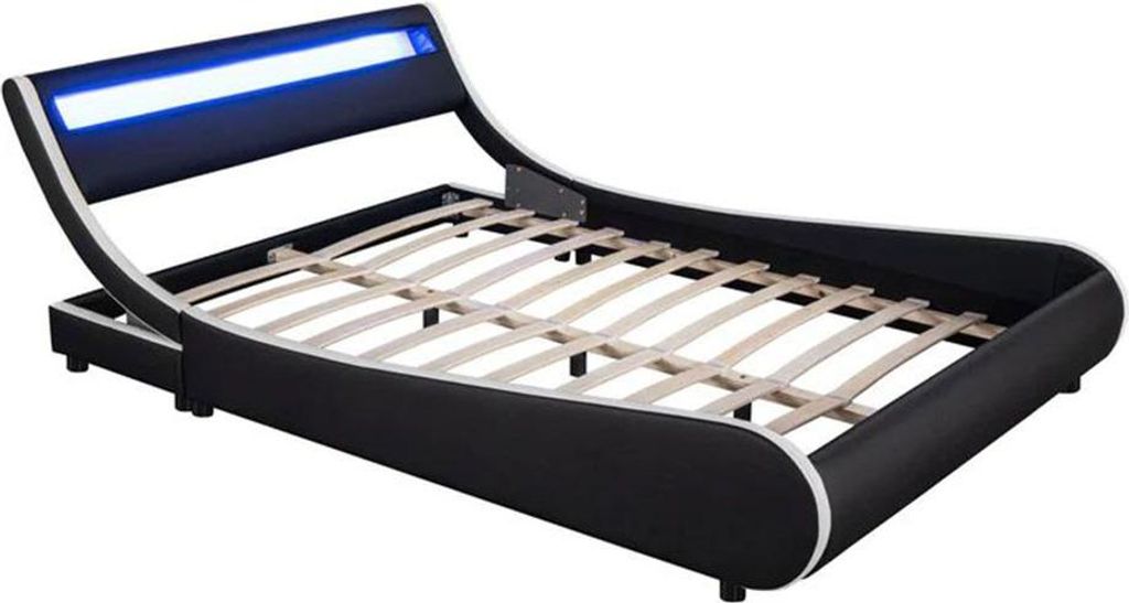 Łóżko Valancia 28942, z rusztem, oświetleniem LED, Zdjęcie produktu 