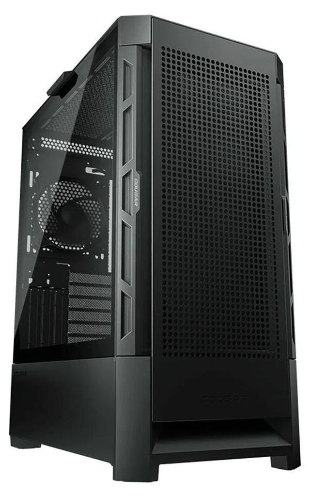 COUGAR Gaming Airface, Midi Tower, PC, Schwarz, ATX, CEB, EATX, micro ATX, Mini-ITX, Gaming, Multi