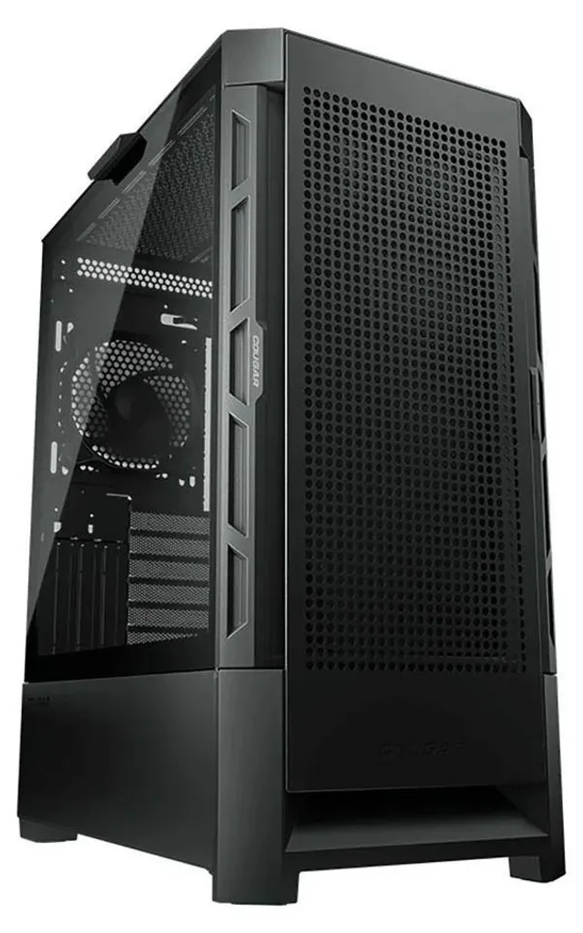 Boîtier PC Gamer COUGAR Airface Noir Moyenne Tour avec Façade Ventilée