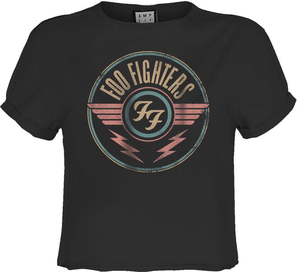 Amplified - "Air" Kurzes Top für Damen GD834 (S) (Holzkohle)