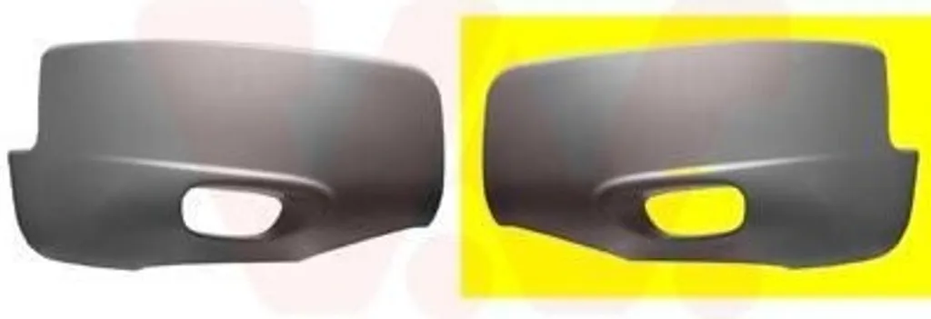 Pare-chocs avant gauche VAN Wezel 5998563 pour carrosserie d'origine