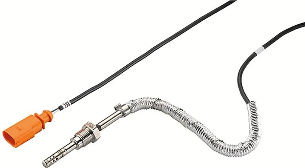 Sonde de température d'échappement pour VW Touran I avec câble blindé