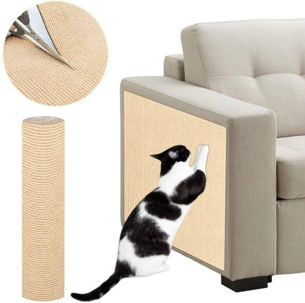Tapis anti-griffures pour chats - Stop aux canapés abîmés au salon