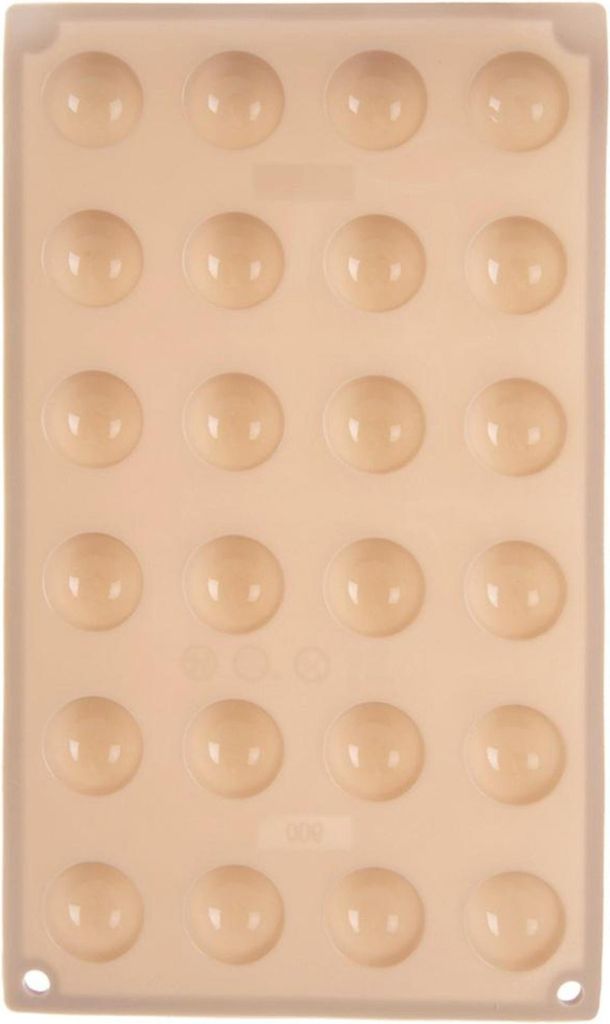 Orion | Pralinenförmchen - Form für Kekse und Pralinen - Silikonform - Beige - Backform - 30x17,5x1,5 cm