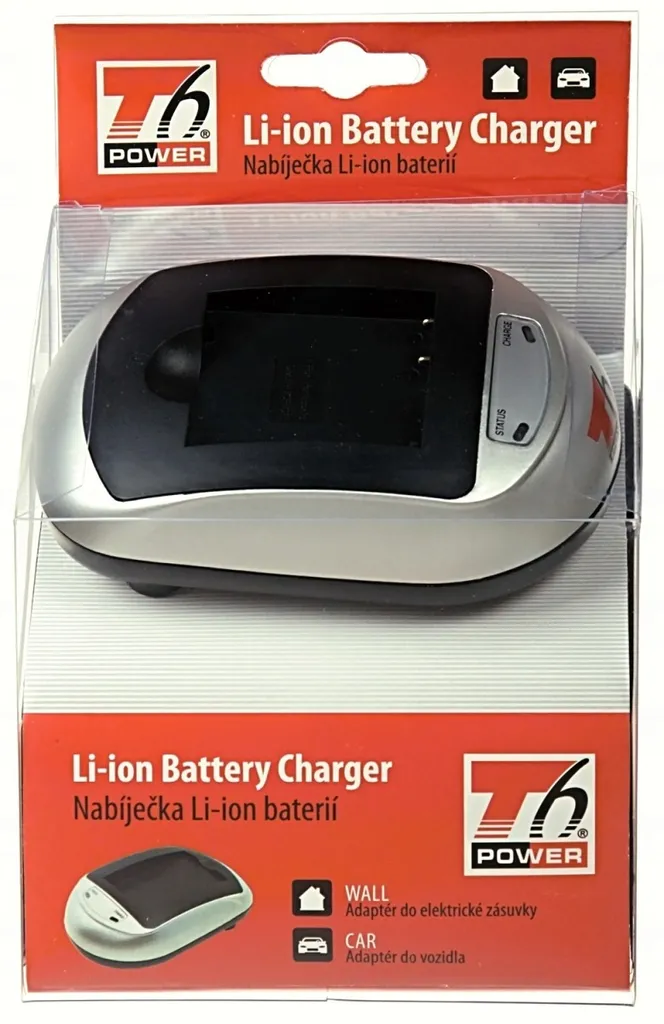 Caricatore Batteria Olympus mju 7020 T6 Power - Prestazioni 3,7V - 4