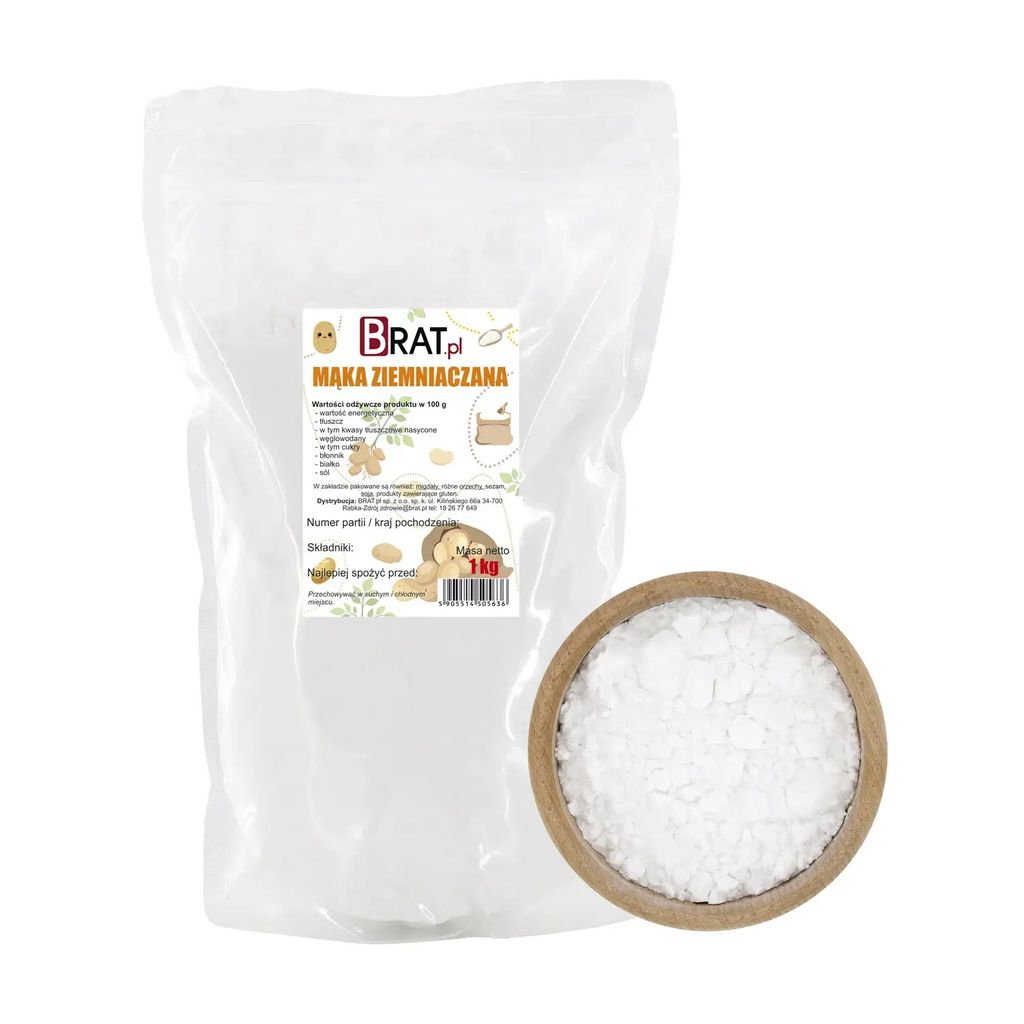Mąka ziemniaczana 1kg Brat.pl Zdjęcie produktu 