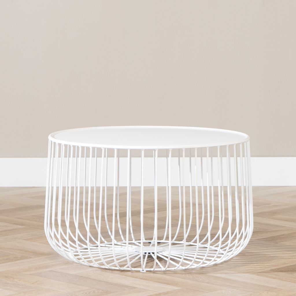 Bronx71 Couchtisch Senna Metall wei