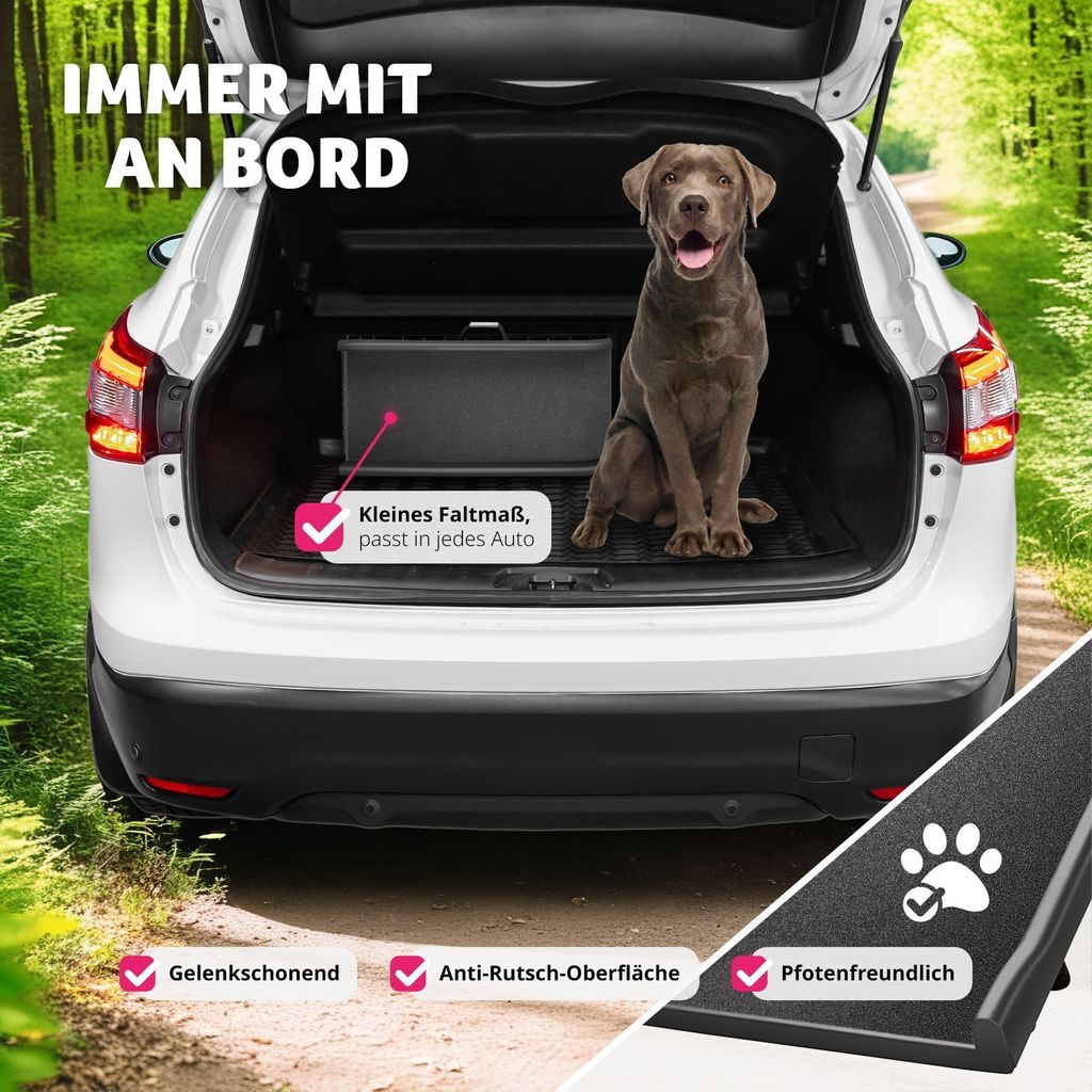 Rampa pre psov Paw Step Auto, skladacia a protišmyková, do Obrázok produktu 10
