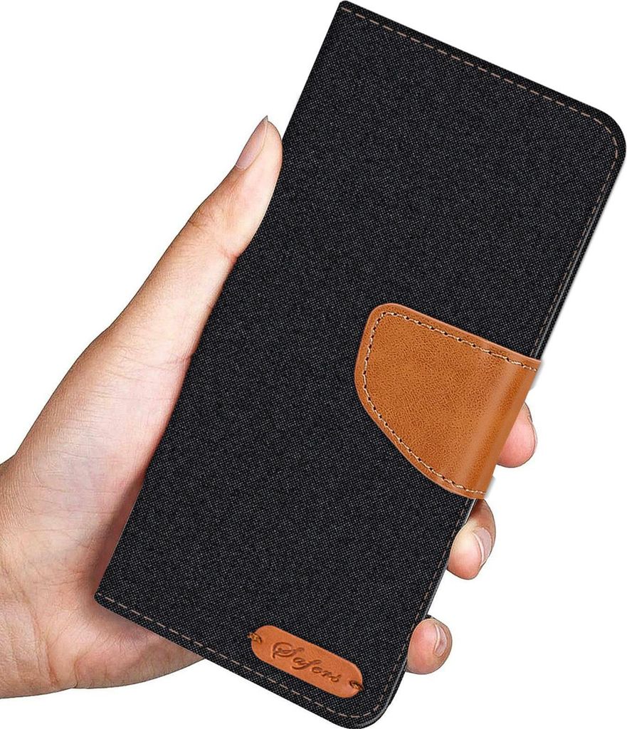 Leder Flip Hülle Für IPhone 16 - Mit Magnetverschluss & Kartenfach