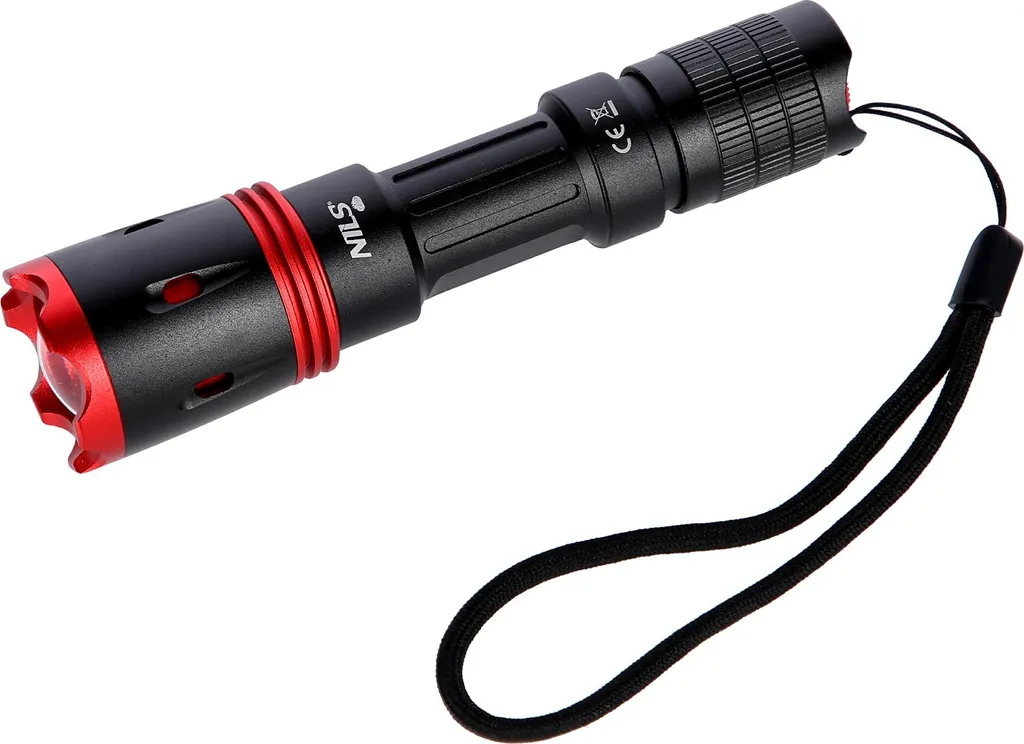 Torche LED 1000 Lm Nils Camp Nc0004 - Éclairage Puissant pour Extérieur