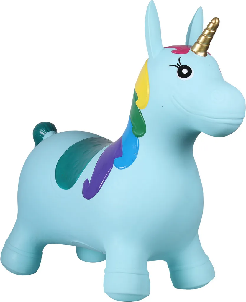 Licorne QHP Jumpy Unicorn bleu clair : finissez-en avec l'ennui des petits