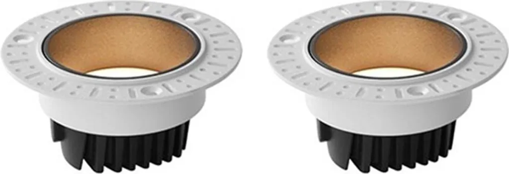 Risparmia Energia con INF 2 Faretti LED 12W 4000K Bianco Nero 75mm