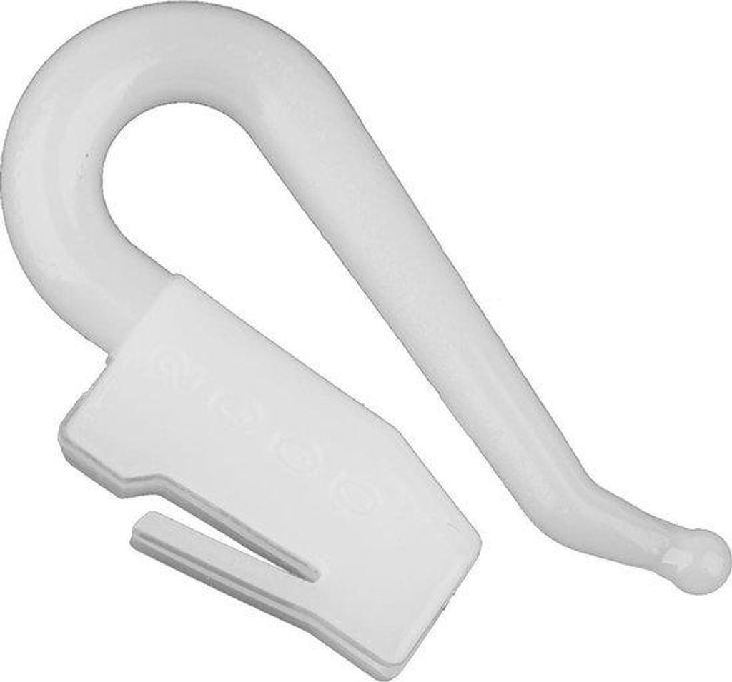 Uniqoos® Ganchos de repuesto para cortinas Microflex, 50 Imagen del producto 