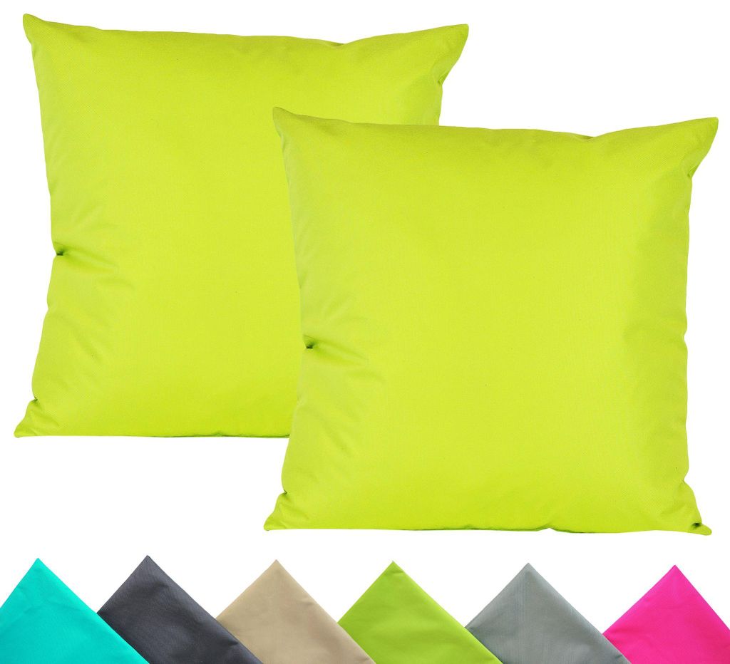 JACK 2er Set 40x40cm Outdoor Kissenhülle Kissenbezug Produktbild 