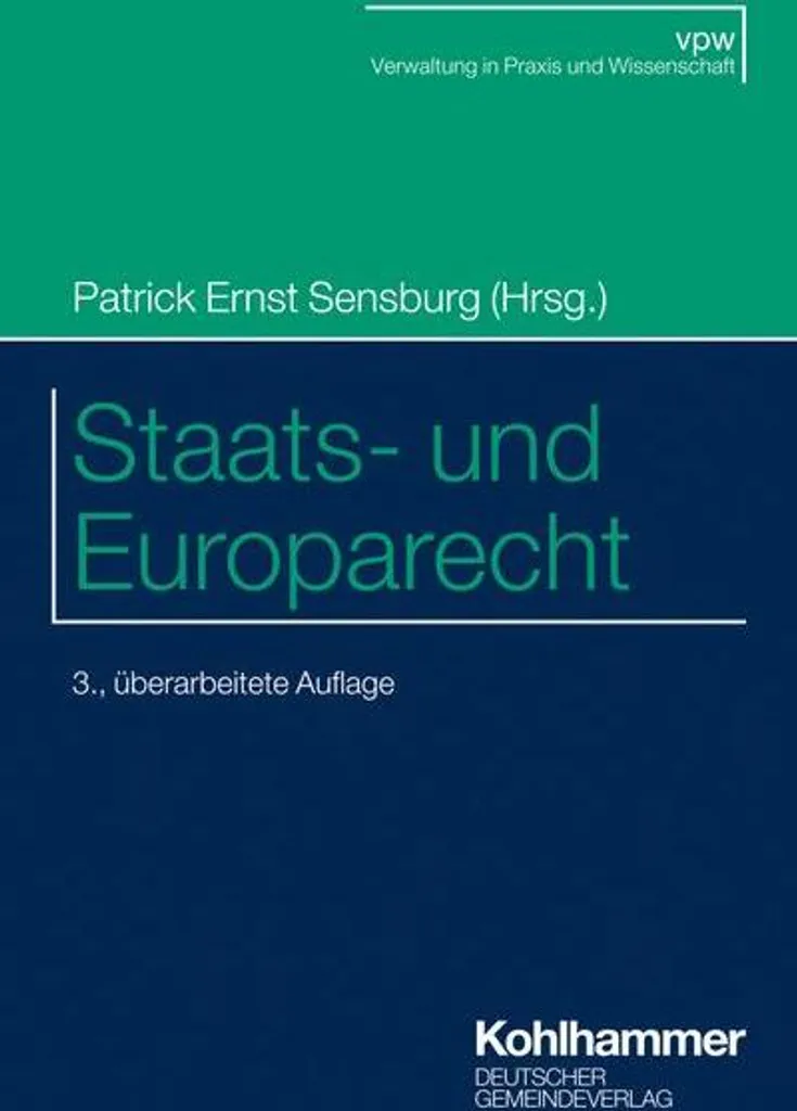 Staats- und Europarecht : Manuel de Droit Étatique et Européen Broché