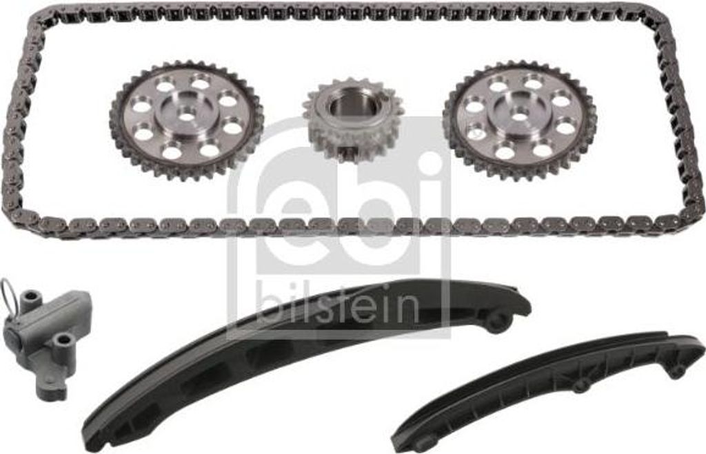 FEBI BILSTEIN 171593 Steuerkettensatz OE 03C109158A kompatibel mit A3 8P, Altea, Altea XL, Cordoba, Ibiza, Leon, Toledo, Fabia, Octavia, Rapid, Roo...