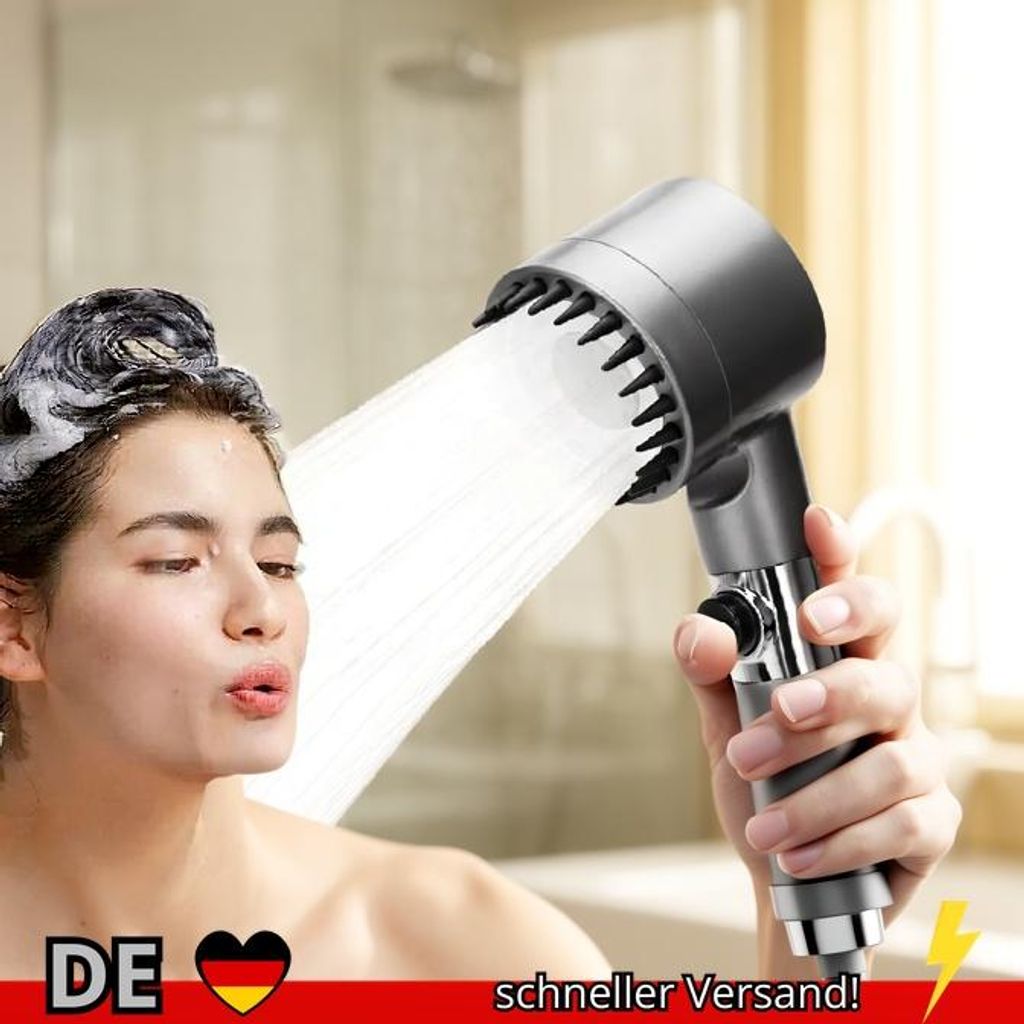 Dusche für Badezimmerzubehör Duschkopf mit Drei Einstellungen