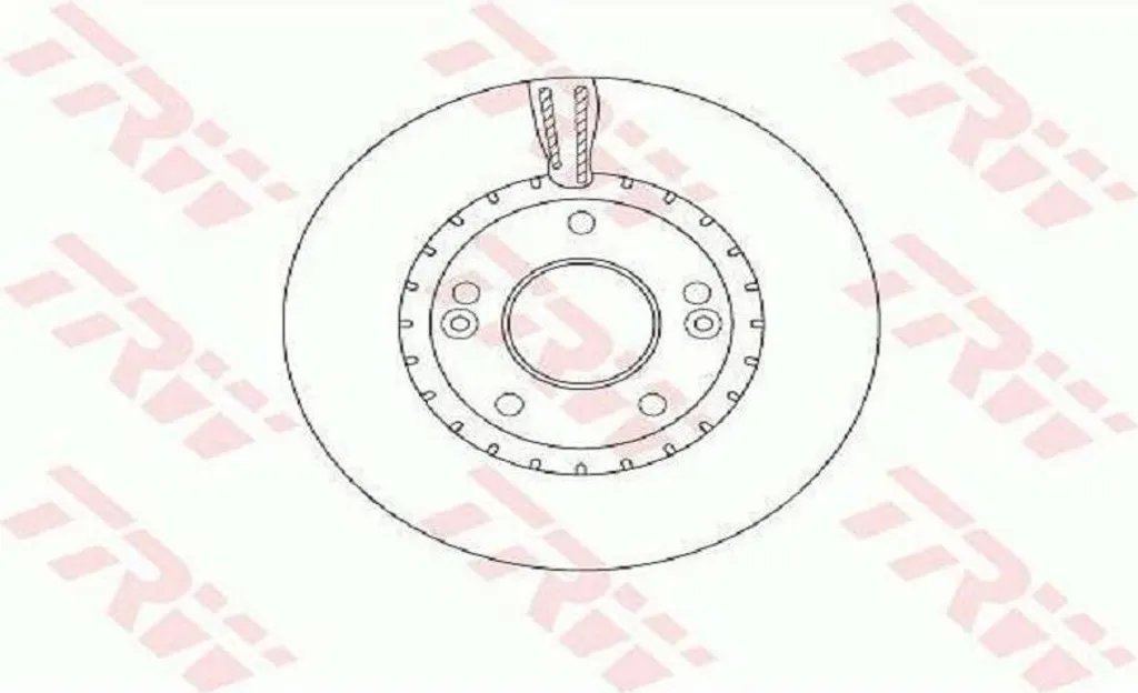 Disque de Frein 280mm TRW DF6628 pour Entretien Hyundai i30 et Kia Cee'd