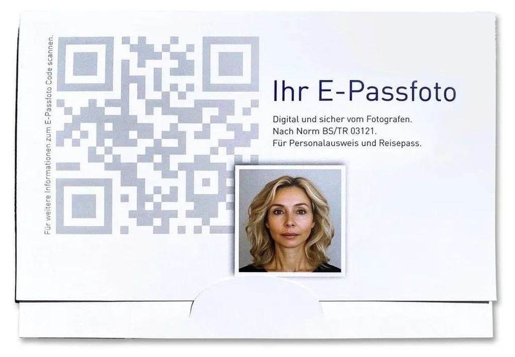 1x50 Daiber Passbildmappen E-Passfoto-PORTRAIT 14028